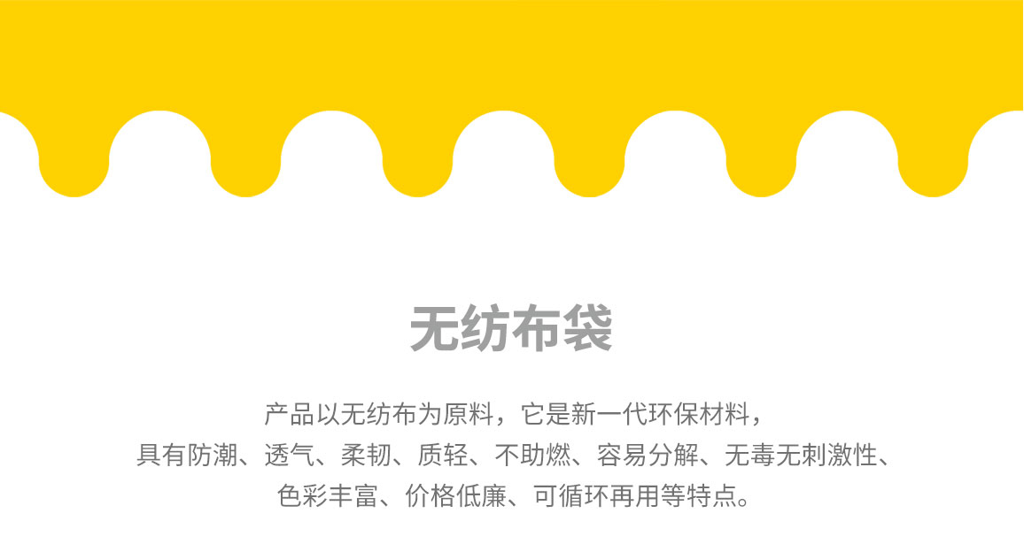 广安市无纺布袋常用类型